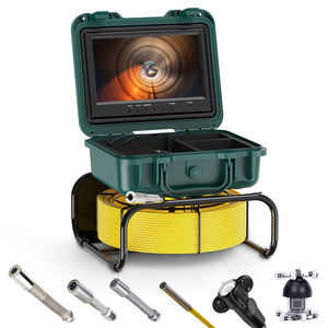Caméra d'<span class=keywords><strong>Inspection</strong></span> d'Égouts et de Canalisations CCTV, Écran 9'', Objectif 23mm 1080P, DVR 16Go, Endoscope Industriel 50m - Product Image 1