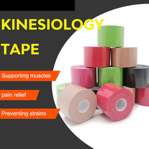 Cinta de kinesiología hipoalergénica sin látex, cinta K de soporte muscular deportiva impermeable de 5cm, cinta elástica <span class=keywords><strong>Kinesiotape</strong></span> <span class=keywords><strong>para</strong></span> aliviar el dolor - Product Image 2