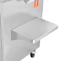 Machine à glace dure turque professionnelle avec lait aux fruits, 1300W, production 30L/h, congélateur discontinu à cylindre de 7L, pour la fabrication de gelato