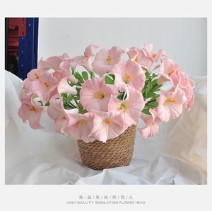 KEWEI 1622 Hot Selling Bridal Bouquet Real Touch <strong>Morning</strong> Glories Flowers Artificial Bouquet Home Event Decoration - Product Image 5