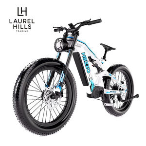 Nouveau vélo électrique à pneus gras HEZZO US EU avec livraison gratuite, 26 pouces, 52V, en fibre de carbone, moteur central, octogonal M620 1000W 21Ah au lithium - Product Image 1