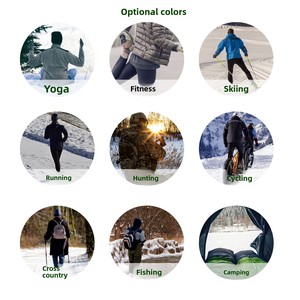 Cagoule de ski pour temps froid, respirante, imperméable, coupe-vent, en polaire thermique, <span class=keywords><strong>masque</strong></span> facial, cache-cou pour la chasse, le cyclisme et la <span class=keywords><strong>moto</strong></span> - Product Image 6