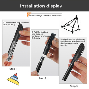 Recarregáveis grande volume grosso whiteboard marcador fabricantes não tóxico seco apagar marcadores whiteboard canetas para arte - Product Image 4