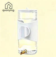 Bebedero para Pájaros CloudBird, Botella de Agua Antiderrames para Jaula, Bebedero Colgante para Periquitos, Calopsitas y Loros