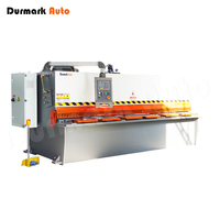 Mesin Pemotong Hidrolik Manual Durmark QC12K Seri 6*6000mm dengan Motor Pompa untuk Baja Karbon Akurasi Tinggi