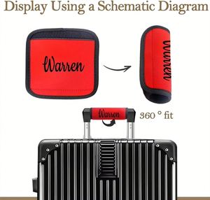 Envoltura de Diseño Creativo para Asa de Equipaje, Accesorio para Bolsa de Viaje de Poliéster - Product Image 4