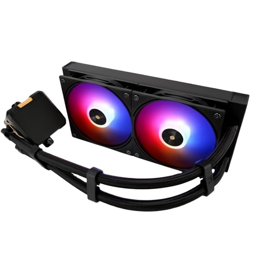 Frozen for 240 Black ARGB AIO 240mm CPU Liquid Cooler with Low Noise Heatsink for AM4/AM5 & Intel LGA1700 258