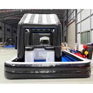 Bar de Piscina Inflable Comercial <span class=keywords><strong>para</strong></span> <span class=keywords><strong>Adultos</strong></span>, Gran Plataforma Flotante Superior <span class=keywords><strong>para</strong></span> Fiestas en el Jardín, Sofá Acuático y Pub Flotante - Product Image 2