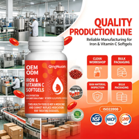 IJzer Vitamine C Softgel Voedingssupplement 0,5g 30 Capsules Per Fles - OEM/ODM