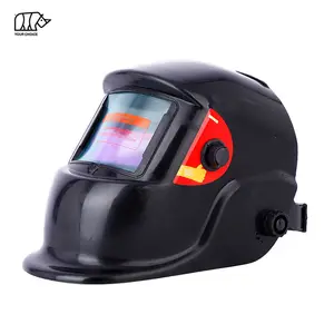 EN379 标准价格便宜定制绘画大幅面位移大小屏幕PP太阳能自动变光焊接头盔出售