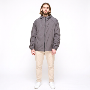 Custom Nylon Windbreaker <b>Jacket</b> <b>Zip</b>-<b>Up</b> Waterproof Men's Lightweight Running Outdoor Stand Collar Vintage Rain <b>Jacket</b> Comfortable - Product Image 1