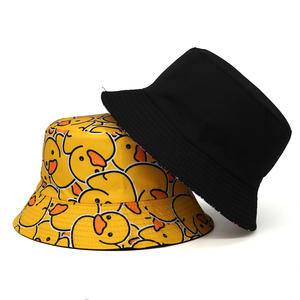 Chapeau <span class=keywords><strong>Bob</strong></span> Réversible Fitspi en Gros pour Hommes, Femmes et Filles – Chapeau de Pêcheur <span class=keywords><strong>Jaune</strong></span> Canard pour Plage, Voyage et Activités de Plein Air - Product Image 1