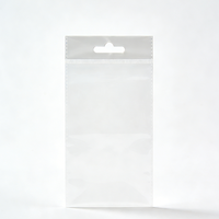Sachet réutilisable en OPP auto-adhésif 130x180mm imprimé en héliogravure avec trou pour l'affichage de chewing-gums et de snacks