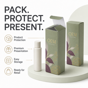 Boîtes d'emballage personnalisées <span class=keywords><strong>en</strong></span> carton blanc recyclable pour crème solaire, imprimées avec fentes, finition mate, pour cosmétiques et soins quotidiens - Product Image 4