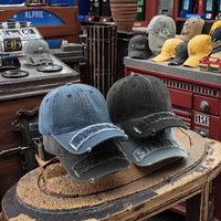 Gorra de Béisbol Retro de Mezclilla de 6 Paneles con Bordado, Visera para el Sol, para Deportes al Aire Libre, Viajes, Todas las Estaciones, Protección Solar, Personalizable, Unisex