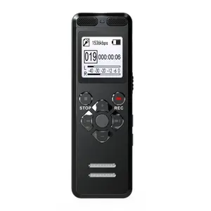 8GB/16GB/32GB Hochwertiger digitaler Audio-Sprach rekorder mit Schlüssels perr bildschirm Telefon aufzeichnung Echtzeit anzeige mit MP3-Player