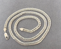 Chaîne cubaine en argent sterling S925 de 5 mm à coupe diamant, 8 maillons, 3 fermoirs, style hip-hop, pour hommes, vente en gros, bijoux fins