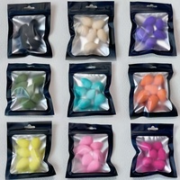 Sacs refermables en aluminium avec fermeture éclair, personnalisés, recyclables, noir mat, à trois soudures latérales, pour emballage de snacks biologiques et d'aliments santé
