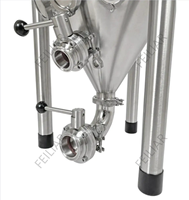Fût de Fermentation en Acier Inoxydable 30L 50L 100L 120L 150L 200L, Fût de Brasserie et Cuve de Brassage Personnalisables