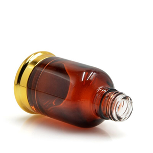 Contenedor de aceite esencial, botella cuentagotas de lujo de perfume dorado de 30ml - Product Image 6