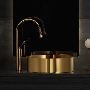 <span class=keywords><strong>Lavabo</strong></span> de Encimera de Acero Inoxidable de Alta Calidad, <span class=keywords><strong>Lavabo</strong></span> <span class=keywords><strong>Circular</strong></span> Integrado, <span class=keywords><strong>Lavabo</strong></span> con Proceso de Fabricación Personalizado de Fábrica - Product Image 2