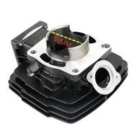 Nouvel ensemble complet de composants de cylindre, piston, joint et segments de 56 mm à grande alésage, en aluminium et acier, pour la reconstruction de moteurs DT125 YZ125, à longue durée de vie