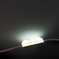 2835 modules LED lampe de moulage par injection pour la publicité boîte à lumière 3LED avec lentille