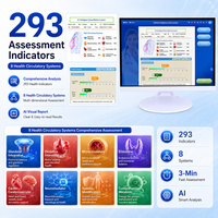 Analyseur de santé QRMA commercial alternatif avec rapports multilingues pour consultation nutritionnelle