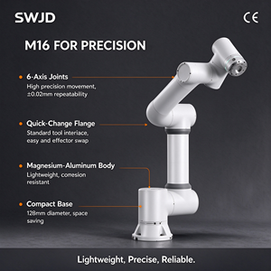Ligne de palettisation et d'emballage 6 axes de 16 kg et 1034 mm, robot collaboratif de manutention pour l'empilage de cartons et le pick and place. - Product Image 3