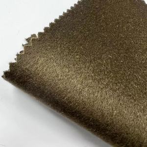 Sang Trọng 750gm Áo Len Vải 100% 70 Len 30 Cashmere Doubleface Ô Liu Màu Xanh Lá Cây Chải Mô Hình Dày Dệt Phù Hợp Với Áo Khoác - Product Image 4