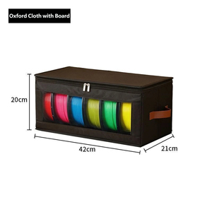 Boîte de rangement visible en tissu Oxford, étanche à l'humidité, pour 6 bobines de filament d'imprimante 3D - Product Image 2
