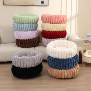 सर्दियों के गर्म पालतू बिस्तर उच्च वजन वाले सीधे खरगोश पैटर्न आधुनिक नकली फर बिल्ली और कुत्ते के घर आरामदायक बिस्तर - Product Image 1