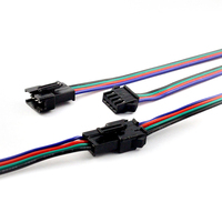 Konektor Kabel OEM ODM Pitch 1mm Female Pa66 PVC IP66 Custom 2 3 4 Pin Jst Xh 2.5 10way Perakitan Kabel Harness