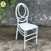 Chaises de jardin modernes en plastique PP blanc de haute qualité, design nouveau, moins cher, durables, pour mariage, fête, hôtel, ferme, parc