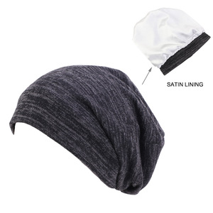 Inde Musulman Stretch Turban Chapeau Premium Jersey Islamique Sommeil Cap Slap Beanie <span class=keywords><strong>Bonnet</strong></span> Satin Doublé Cancer Chimio Cap Avec logo - Product Image 5