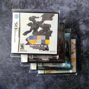 Videogiochi retrò con scatola Pokmon nero bianco 1 2 cartuccia per console per videogiochi Nintendos