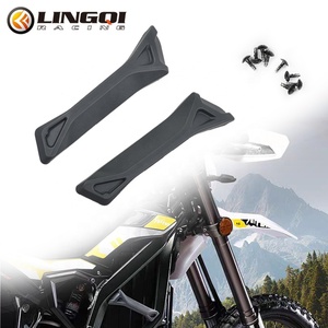 Lingqi ปลอกแบตเตอรี่สำรองสำหรับปกป้องด้านข้างจักรยานหลุมสกปรกสำหรับขับรถแข่งอัลตร้าผึ้งแท้อุปกรณ์ป้องกันแบตเตอรี่ไนลอนเสริมตัวป้องกันด้านข้าง - Product Image 2