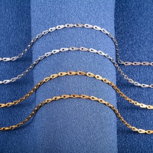 Collier ras du cou unisexe en acier inoxydable de 2,2 mm, chaîne à maillons, couleur or/argent, accessoires de bijoux tendance pour les fêtes - Product Image 2