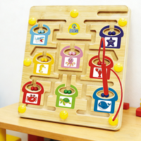 Jouets éducatifs Montessori, labyrinthe magnétique, jeux d'apprentissage précoce, développement intellectuel pour enfants