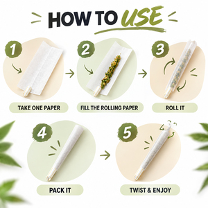 For Model 817 Red Standard Simple Natural Material Cigarette <b>Rolling</b> Papers 100 Booklets Per <b>Box</b> - Product Image 5