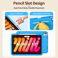 HGD Factory Wholesale Magic Pen Holder 360 Rotating Rugged Tablet Case for iPad Pro 12.9 M3 Air 13inch M3