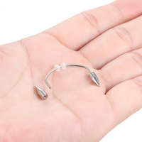 Acier chirurgical 316L Dracula Nail Piercing Bijoux Septum Piercing Décorations Vampire Fangs Zombie Dents Dentelle Nail