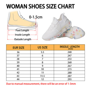 Chaussures de course à plateforme pour femmes, imprimé plume de paon personnalisé, respirantes, antidérapantes, pratiques, augmentant la taille - Product Image 6