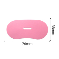 Fonitaniya Bandes de sommeil en nylon rose Patch Nez Respiration Bouche Bande avec trou respiratoire Patchs de soins multi-régions