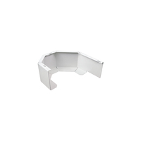 Tapa de Acero Ventilada OEM con Orificio Central y Diseño de Brida, Pieza de Aleación de Acero Mecanizada por CNC