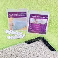 Adhésif activé par l'eau, antidérapant, pour tapis, lavable, bande antidérapante pour tapis, adhésif d'angle antidérapant pour tapis