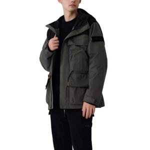 Chaqueta de Correr Impermeable de Alta Calidad, Reversible, con Capucha, de Secado Rápido y Resistente al Viento, Fabricada por OEM, para Hombre, Talla Grande, para Exteriores - Product Image 1