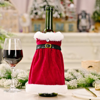 Vente en gros de housses de bouteille de vin mécaniques créatives de Noël, style européen et américain, pour la décoration de table à la maison