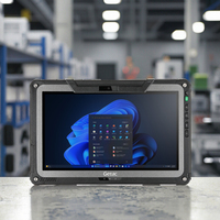 Tablette industrielle robuste Getac F110, ordinateur portable anti-explosion pour le pétrole, le gaz et l'exploitation minière, ordinateur pour pompiers en stock