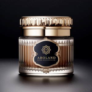 Tarro de madera para cosméticos de 10 ml, tarros y botellas de vidrio ámbar para velas con tapa - Product Image 1